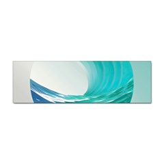 Tsunami Tidal Wave Wave Minimalist Ocean Sea 2 Sticker (bumper) by Wegoenart