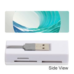 Tsunami Tidal Wave Wave Minimalist Ocean Sea 2 Memory Card Reader (stick) by Wegoenart