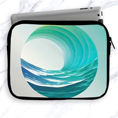 Tsunami Tidal Wave Wave Minimalist Ocean Sea 2 Apple Ipad 2/3/4 Zipper Cases by Wegoenart