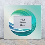 Tsunami Tidal Wave Wave Minimalist Ocean Sea 2 White Wall Photo Frame 5  x 7  Front