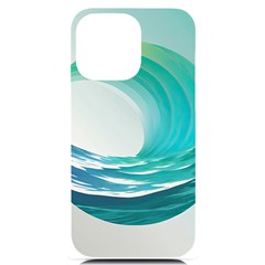 Tsunami Tidal Wave Wave Minimalist Ocean Sea 2 Iphone 14 Pro Max Black Uv Print Case by Wegoenart