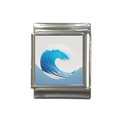 Wave Tsunami Tidal Wave Ocean Sea Water Italian Charm (13mm) by Wegoenart