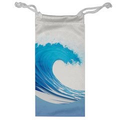 Wave Tsunami Tidal Wave Ocean Sea Water Jewelry Bag by Wegoenart