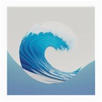 Wave Tsunami Tidal Wave Ocean Sea Water Medium Glasses Cloth (2 Sides) Back