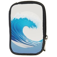 Wave Tsunami Tidal Wave Ocean Sea Water Compact Camera Leather Case by Wegoenart