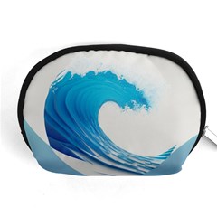 Wave Tsunami Tidal Wave Ocean Sea Water Accessory Pouch (medium) by Wegoenart