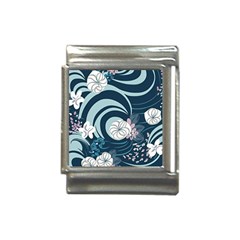 Flowers Pattern Floral Ocean Abstract Digital Art Italian Charm (13mm)