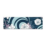 Flowers Pattern Floral Ocean Abstract Digital Art Sticker Bumper (100 pack) Front