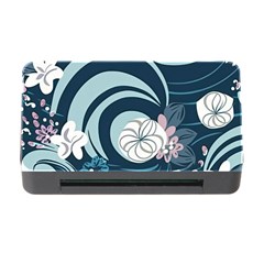 Flowers Pattern Floral Ocean Abstract Digital Art Memory Card Reader with CF