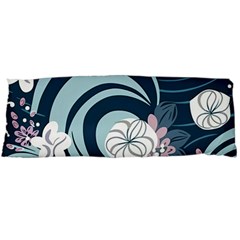 Flowers Pattern Floral Ocean Abstract Digital Art Body Pillow Case (Dakimakura)