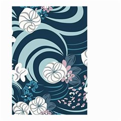 Flowers Pattern Floral Ocean Abstract Digital Art Small Garden Flag (Two Sides)