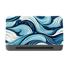 Pattern Ocean Waves Arctic Ocean Blue Nature Sea Memory Card Reader With Cf by Wegoenart