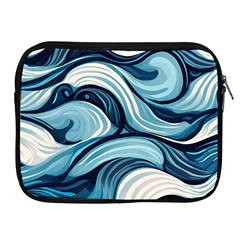 Pattern Ocean Waves Arctic Ocean Blue Nature Sea Apple Ipad 2/3/4 Zipper Cases by Wegoenart