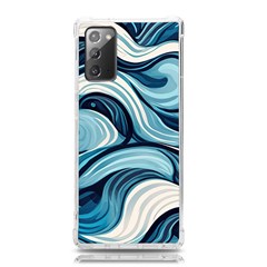 Pattern Ocean Waves Arctic Ocean Blue Nature Sea Samsung Galaxy Note 20 Tpu Uv Case by Wegoenart