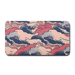 Waves Ocean Sea Water Pattern Rough Seas Medium Bar Mat by Wegoenart