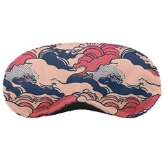 Waves Ocean Sea Water Pattern Rough Seas Sleeping Mask by Wegoenart