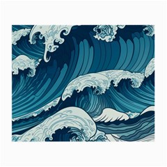 Waves Ocean Sea Pattern Water Tsunami Rough Seas Small Glasses Cloth by Wegoenart