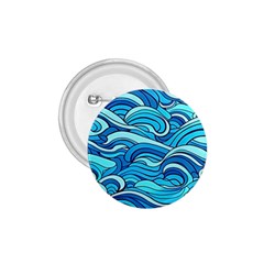 Pattern Ocean Waves Blue Nature Sea Abstract 1 75  Buttons by Wegoenart