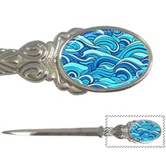 Pattern Ocean Waves Blue Nature Sea Abstract Letter Opener by Wegoenart