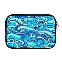 Pattern Ocean Waves Blue Nature Sea Abstract Apple Macbook Pro 17  Zipper Case by Wegoenart