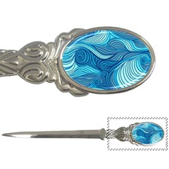 Ocean Waves Sea Abstract Pattern Water Blue Letter Opener by Wegoenart