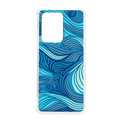 Ocean Waves Sea Abstract Pattern Water Blue Samsung Galaxy S20 Ultra 6 9 Inch Tpu Uv Case by Wegoenart