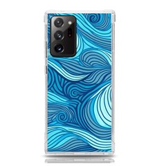 Ocean Waves Sea Abstract Pattern Water Blue Samsung Galaxy Note 20 Ultra Tpu Uv Case by Wegoenart