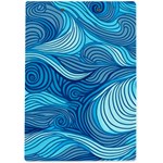 Ocean Waves Sea Abstract Pattern Water Blue A4 Acrylic Clipboard Back