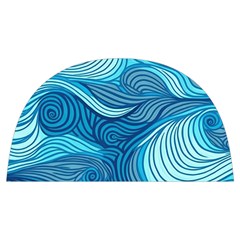 Ocean Waves Sea Abstract Pattern Water Blue Anti Scalding Pot Cap by Wegoenart