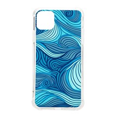 Ocean Waves Sea Abstract Pattern Water Blue Iphone 11 Pro Max 6 5 Inch Tpu Uv Print Case by Wegoenart