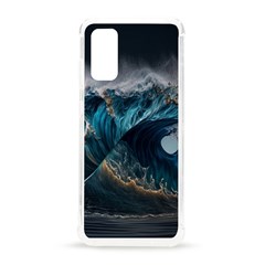 Tsunami Waves Ocean Sea Water Rough Seas Nature Samsung Galaxy S20 6 2 Inch Tpu Uv Case by Wegoenart