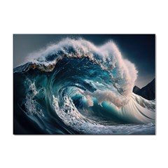 Tsunami Waves Ocean Sea Water Rough Seas Sticker A4 (100 Pack) by Wegoenart