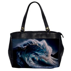 Tsunami Waves Ocean Sea Water Rough Seas Oversize Office Handbag