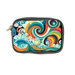 Waves Ocean Sea Abstract Whimsical Abstract Art 2 Coin Purse Front