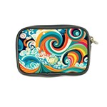 Waves Ocean Sea Abstract Whimsical Abstract Art 2 Coin Purse Back