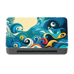 Waves Ocean Sea Abstract Whimsical Abstract Art 5 Memory Card Reader With Cf by Wegoenart