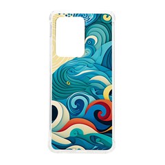 Waves Ocean Sea Abstract Whimsical Abstract Art 5 Samsung Galaxy S20 Ultra 6 9 Inch Tpu Uv Case by Wegoenart