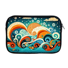 Waves Ocean Sea Abstract Whimsical Abstract Art 4 Apple Macbook Pro 17  Zipper Case by Wegoenart