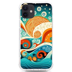 Waves Ocean Sea Abstract Whimsical Abstract Art 4 Iphone 12/12 Pro Tpu Uv Print Case by Wegoenart