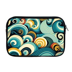 Waves Ocean Sea Abstract Whimsical Abstract Art 6 Apple Macbook Pro 17  Zipper Case by Wegoenart