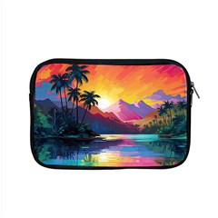 Ai Generated Tropical Island Sunset Landscape Apple MacBook Pro 15  Zipper Case