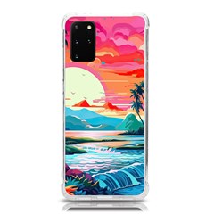 Tropical Island Sunset Landscape Samsung Galaxy S20Plus 6.7 Inch TPU UV Case