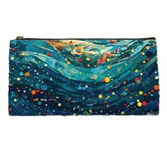 Confetti Ocean Themed Tropical Background Wallpaper Pencil Case by Wegoenart