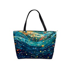 Confetti Ocean Themed Tropical Background Wallpaper Classic Shoulder Handbag by Wegoenart