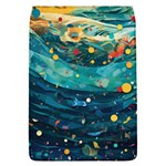 Confetti Ocean Themed Tropical Background Wallpaper Removable Flap Cover (L) Front