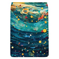 Confetti Ocean Themed Tropical Background Wallpaper Removable Flap Cover (s) by Wegoenart