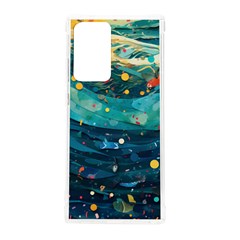 Confetti Ocean Themed Tropical Background Wallpaper Samsung Galaxy Note 20 Ultra Tpu Uv Case by Wegoenart