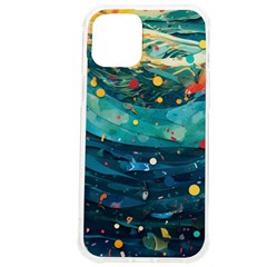 Confetti Ocean Themed Tropical Background Wallpaper Iphone 12 Pro Max Tpu Uv Print Case by Wegoenart