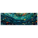 Confetti Ocean Themed Tropical Background Wallpaper Banner and Sign 9  x 3  Front