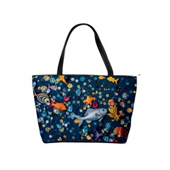 Confetti Ocean Themed Tropical Background Wallpaper 2 Classic Shoulder Handbag by Wegoenart